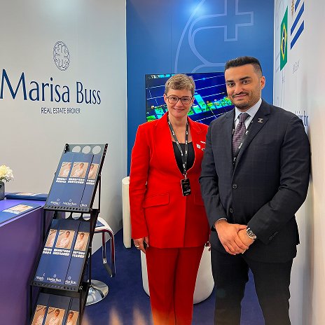 Marisa Buss em eventos do mercado imobiliário internacional